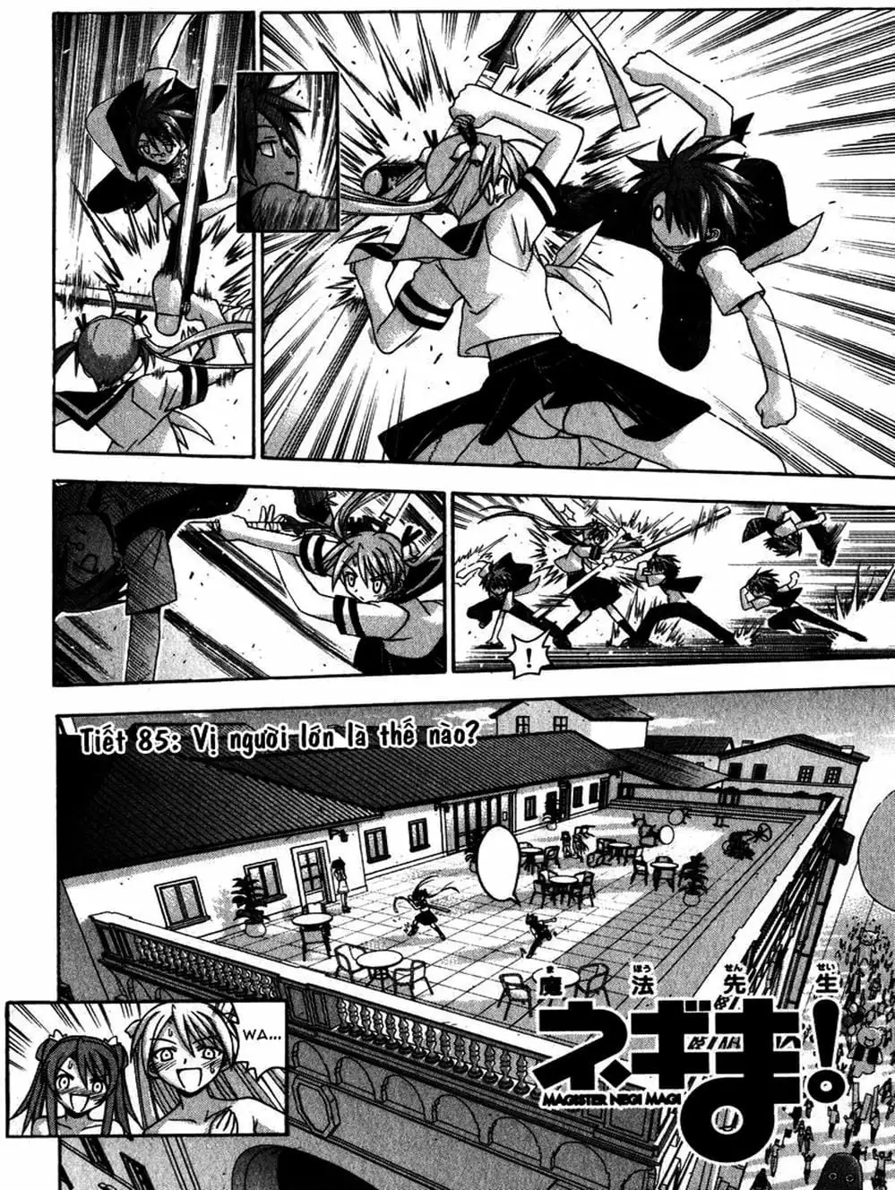 Truyện Tranh Pháp Sư Tí Hon Negima - Mahou Sensei Negima! trang 10