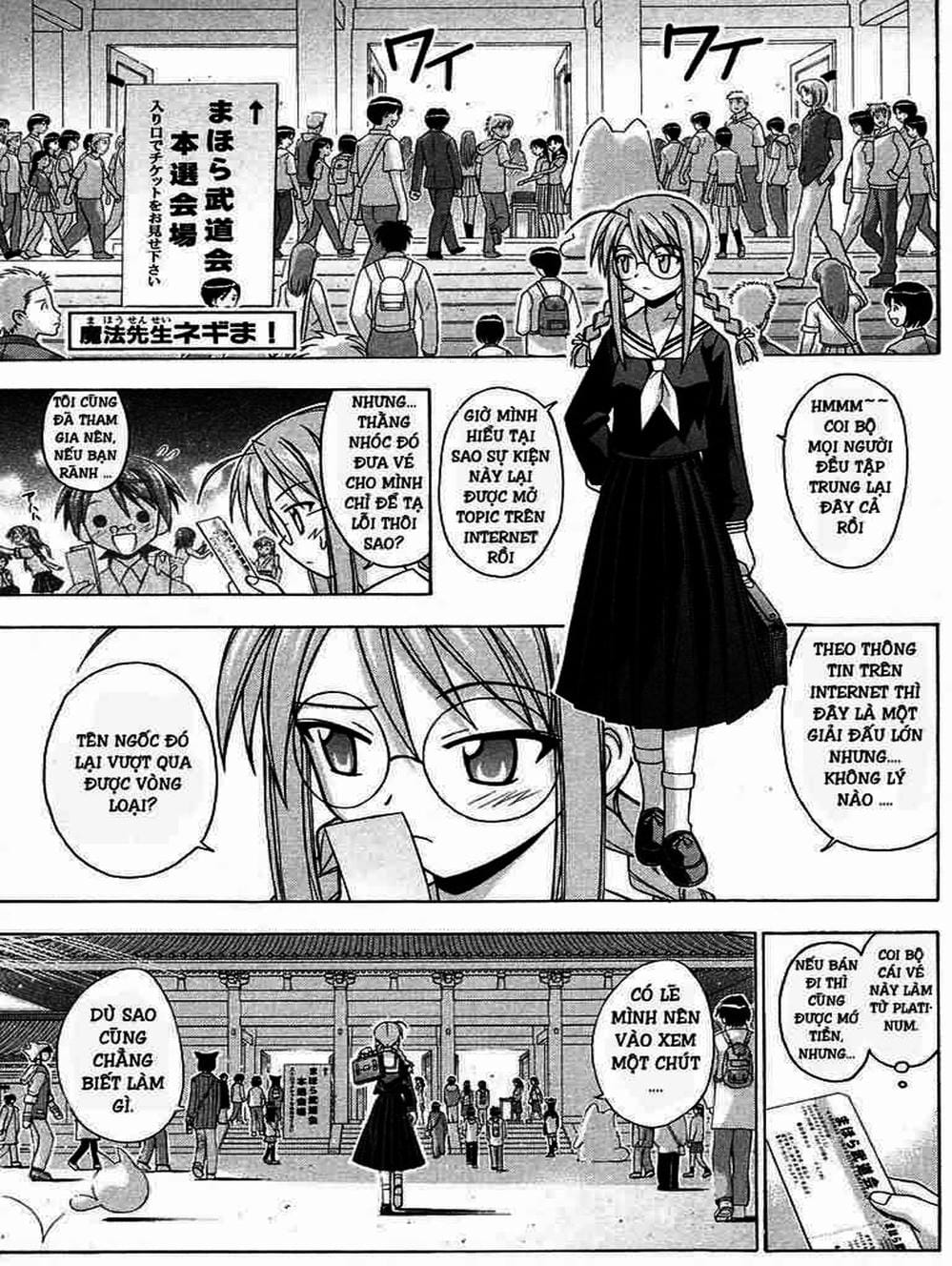 Truyện Tranh Pháp Sư Tí Hon Negima - Mahou Sensei Negima! trang 10
