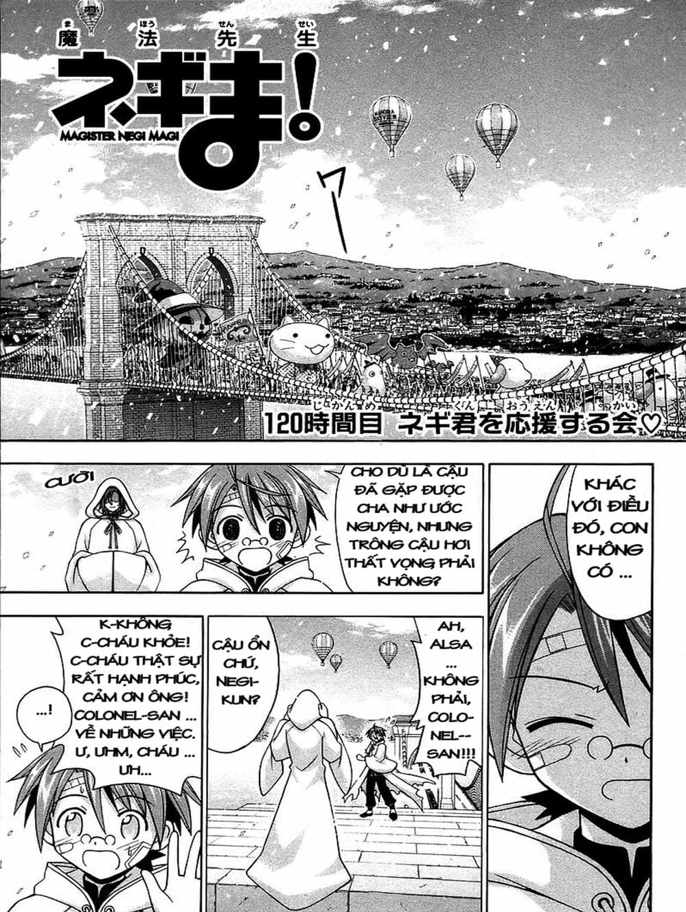 Truyện Tranh Pháp Sư Tí Hon Negima - Mahou Sensei Negima! trang 10