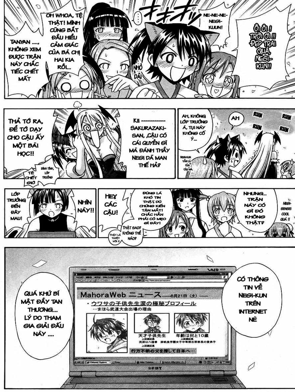 Truyện Tranh Pháp Sư Tí Hon Negima - Mahou Sensei Negima! trang 10