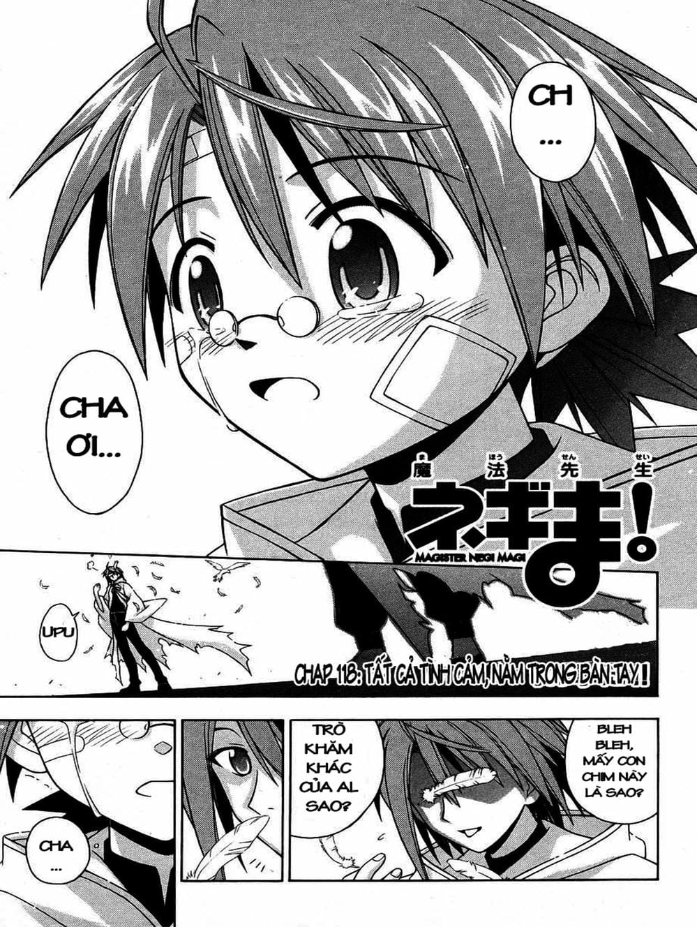 Truyện Tranh Pháp Sư Tí Hon Negima - Mahou Sensei Negima! trang 10