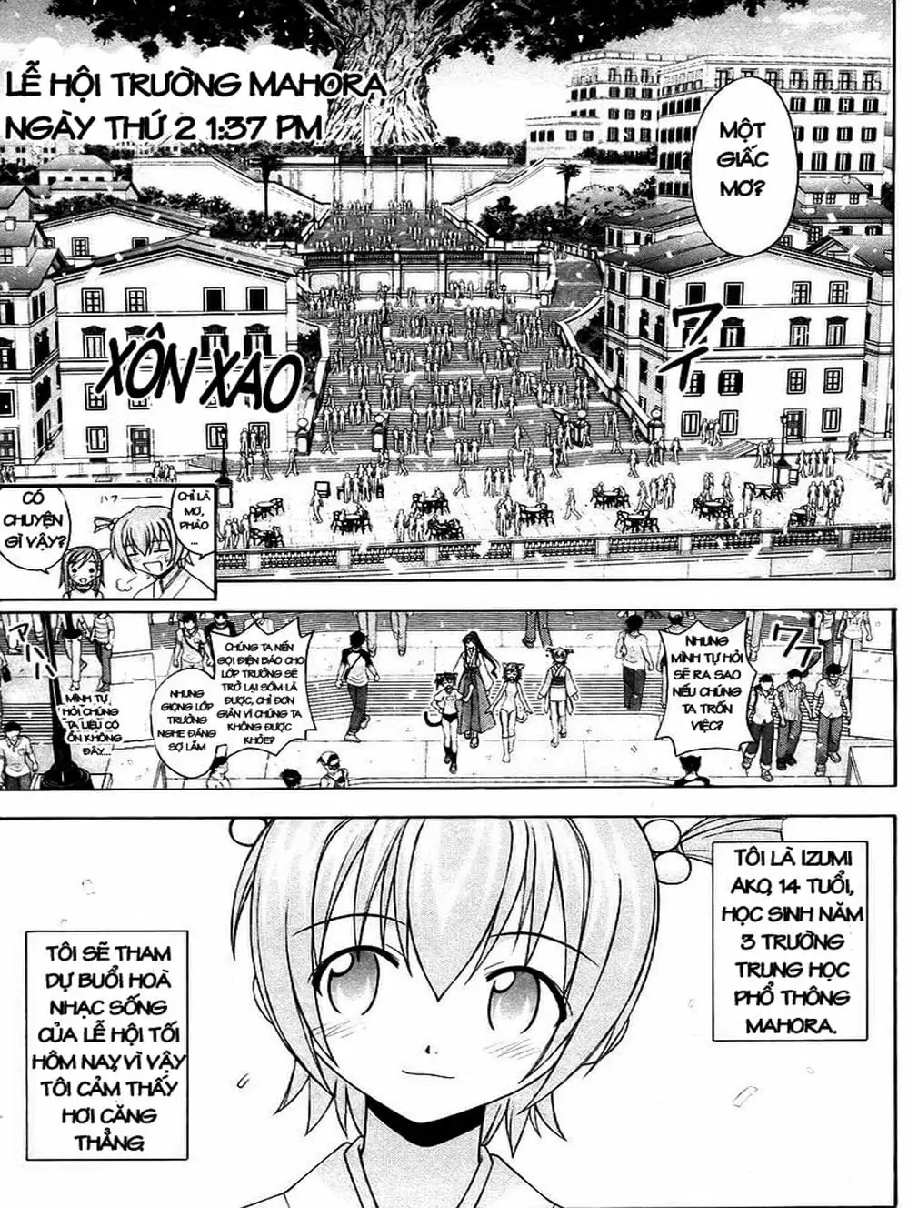 Truyện Tranh Pháp Sư Tí Hon Negima - Mahou Sensei Negima! trang 10