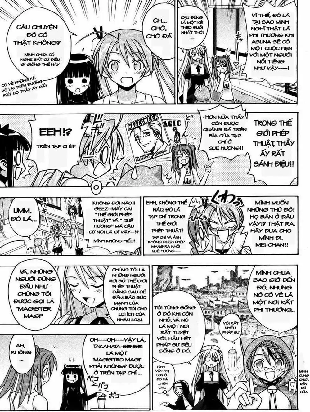 Truyện Tranh Pháp Sư Tí Hon Negima - Mahou Sensei Negima! trang 10