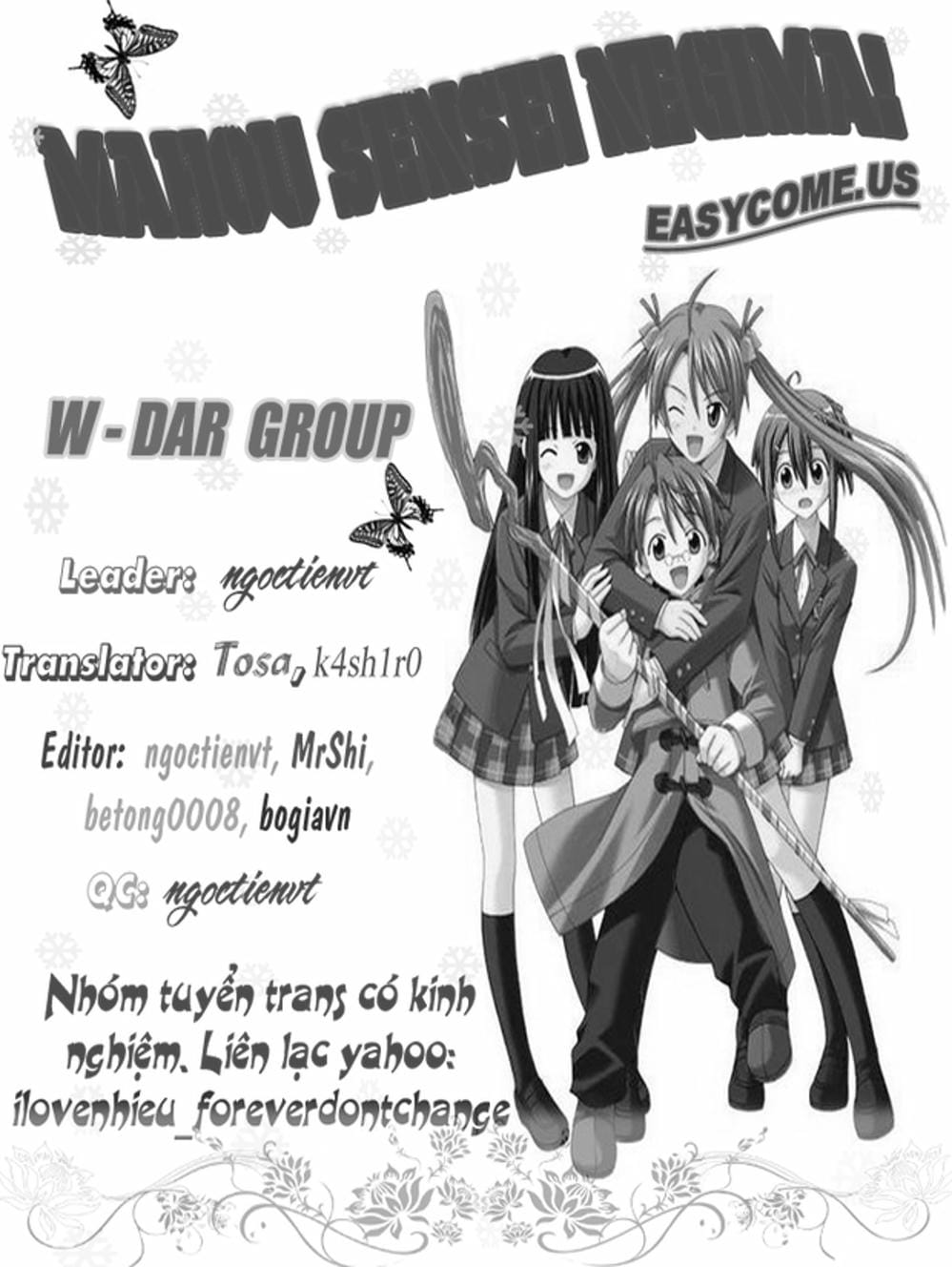 Truyện Tranh Pháp Sư Tí Hon Negima - Mahou Sensei Negima! trang 10