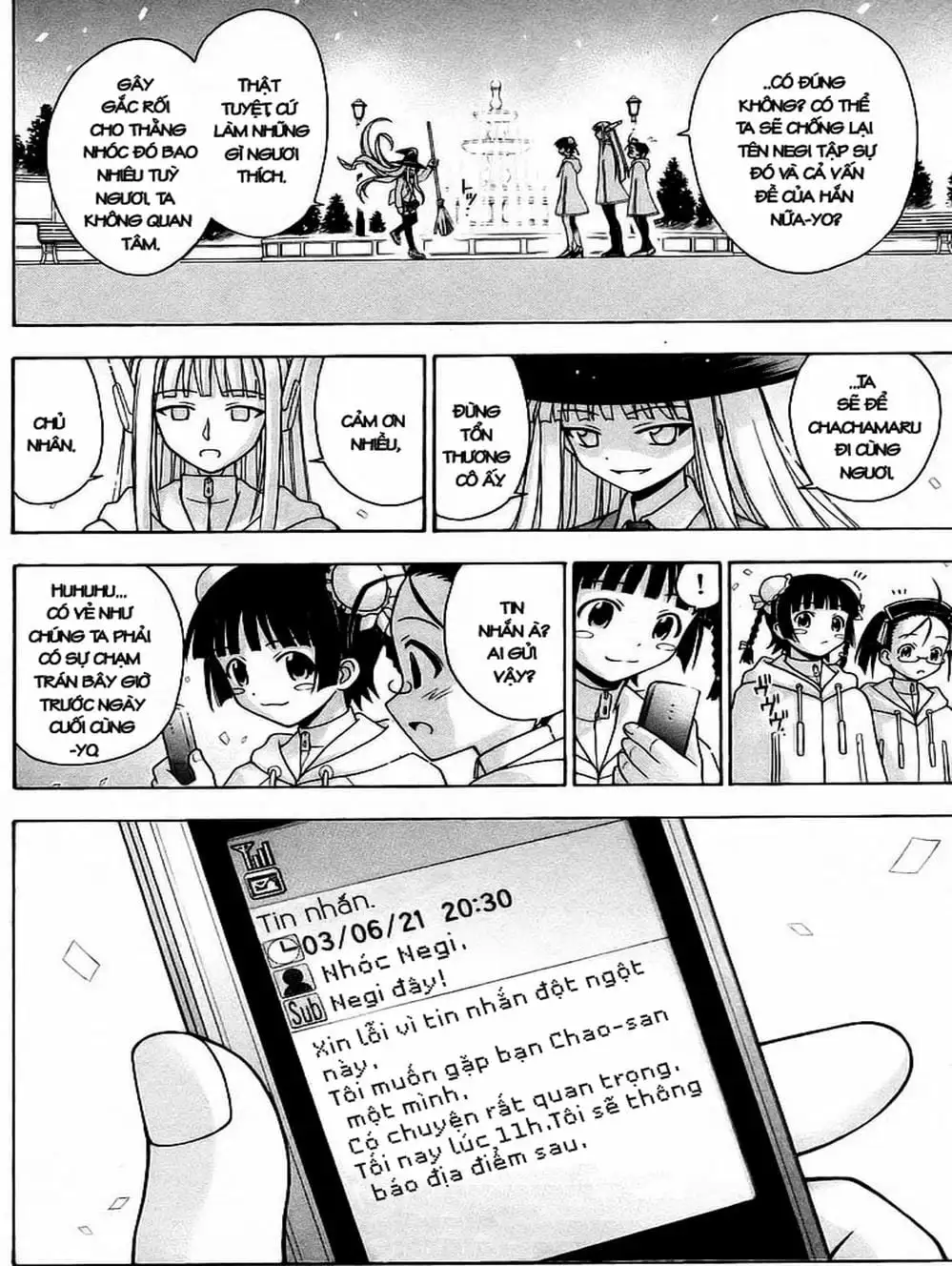 Truyện Tranh Pháp Sư Tí Hon Negima - Mahou Sensei Negima! trang 10