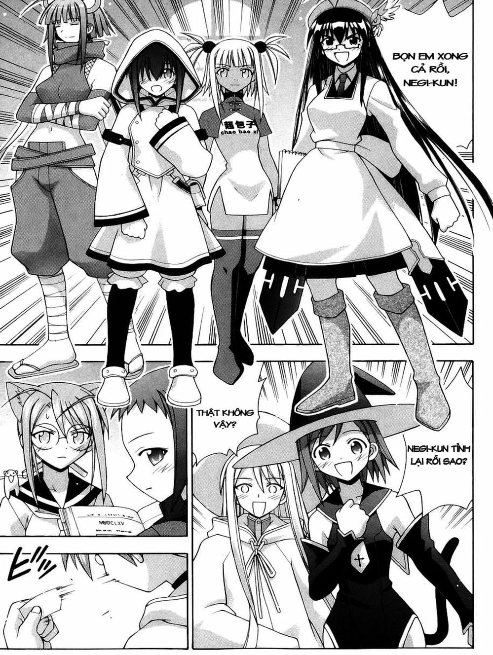 Truyện Tranh Pháp Sư Tí Hon Negima - Mahou Sensei Negima! trang 10