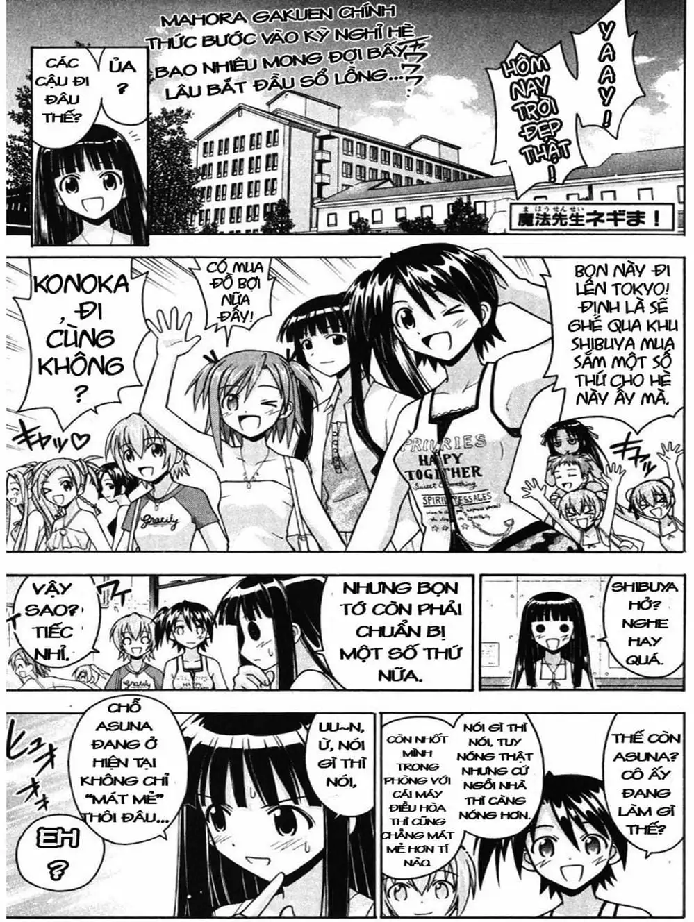Truyện Tranh Pháp Sư Tí Hon Negima - Mahou Sensei Negima! trang 10