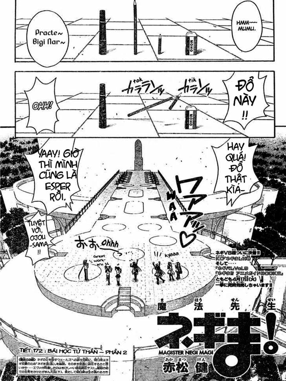 Truyện Tranh Pháp Sư Tí Hon Negima - Mahou Sensei Negima! trang 10