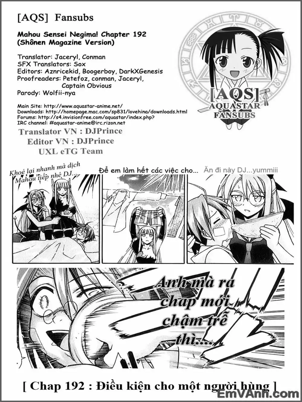 Truyện Tranh Pháp Sư Tí Hon Negima - Mahou Sensei Negima! trang 10