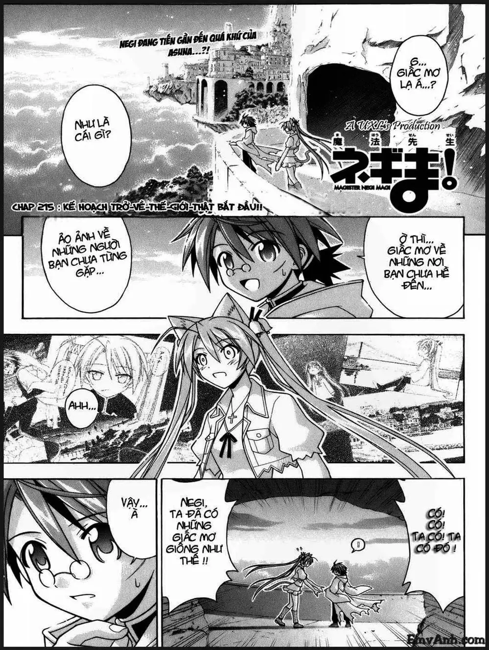 Truyện Tranh Pháp Sư Tí Hon Negima - Mahou Sensei Negima! trang 10