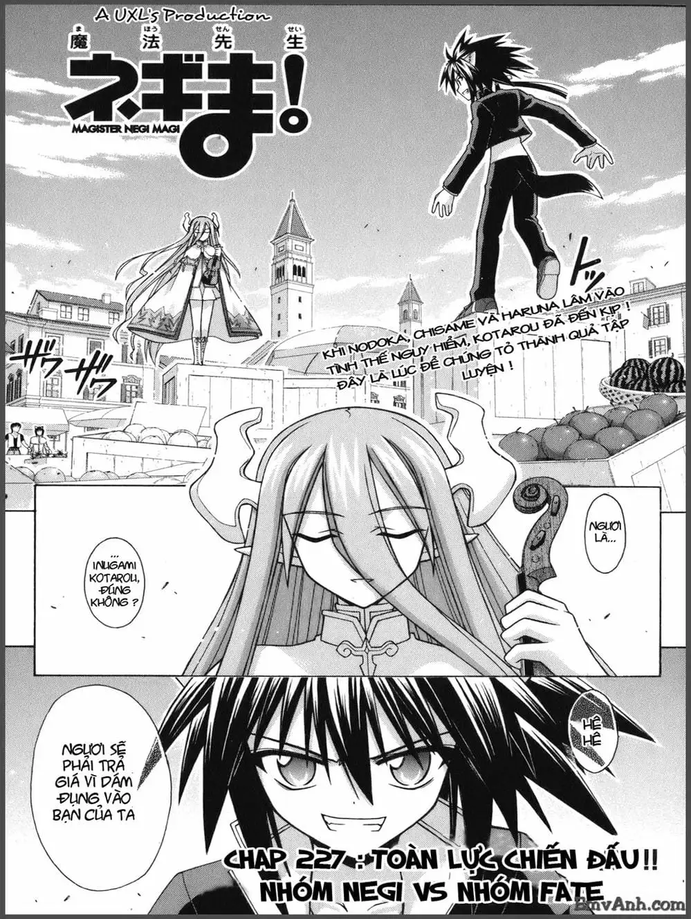 Truyện Tranh Pháp Sư Tí Hon Negima - Mahou Sensei Negima! trang 10