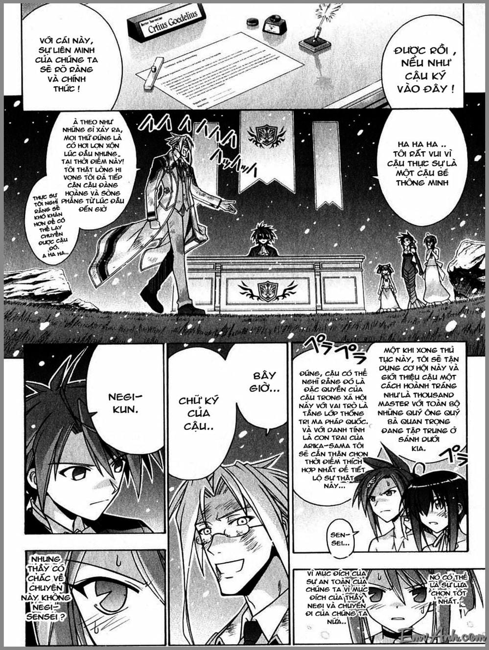 Truyện Tranh Pháp Sư Tí Hon Negima - Mahou Sensei Negima! trang 10