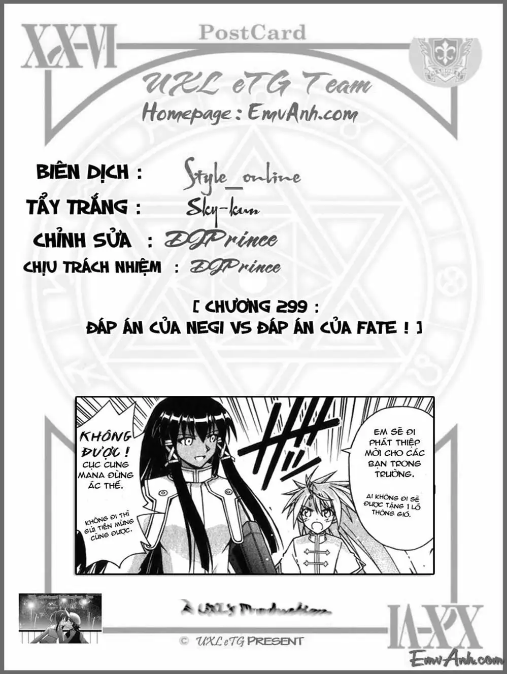 Truyện Tranh Pháp Sư Tí Hon Negima - Mahou Sensei Negima! trang 10