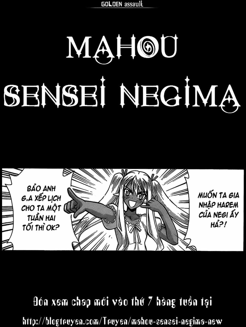 Truyện Tranh Pháp Sư Tí Hon Negima - Mahou Sensei Negima! trang 10