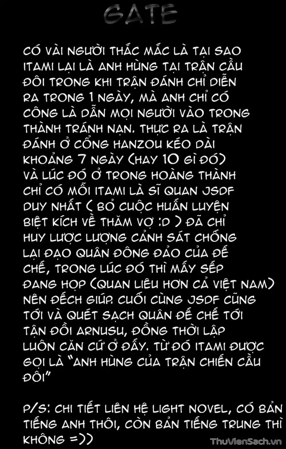 Truyện Tranh Phía Sau Cánh Cổng Bóng Tối Của Hư Không! trang 6
