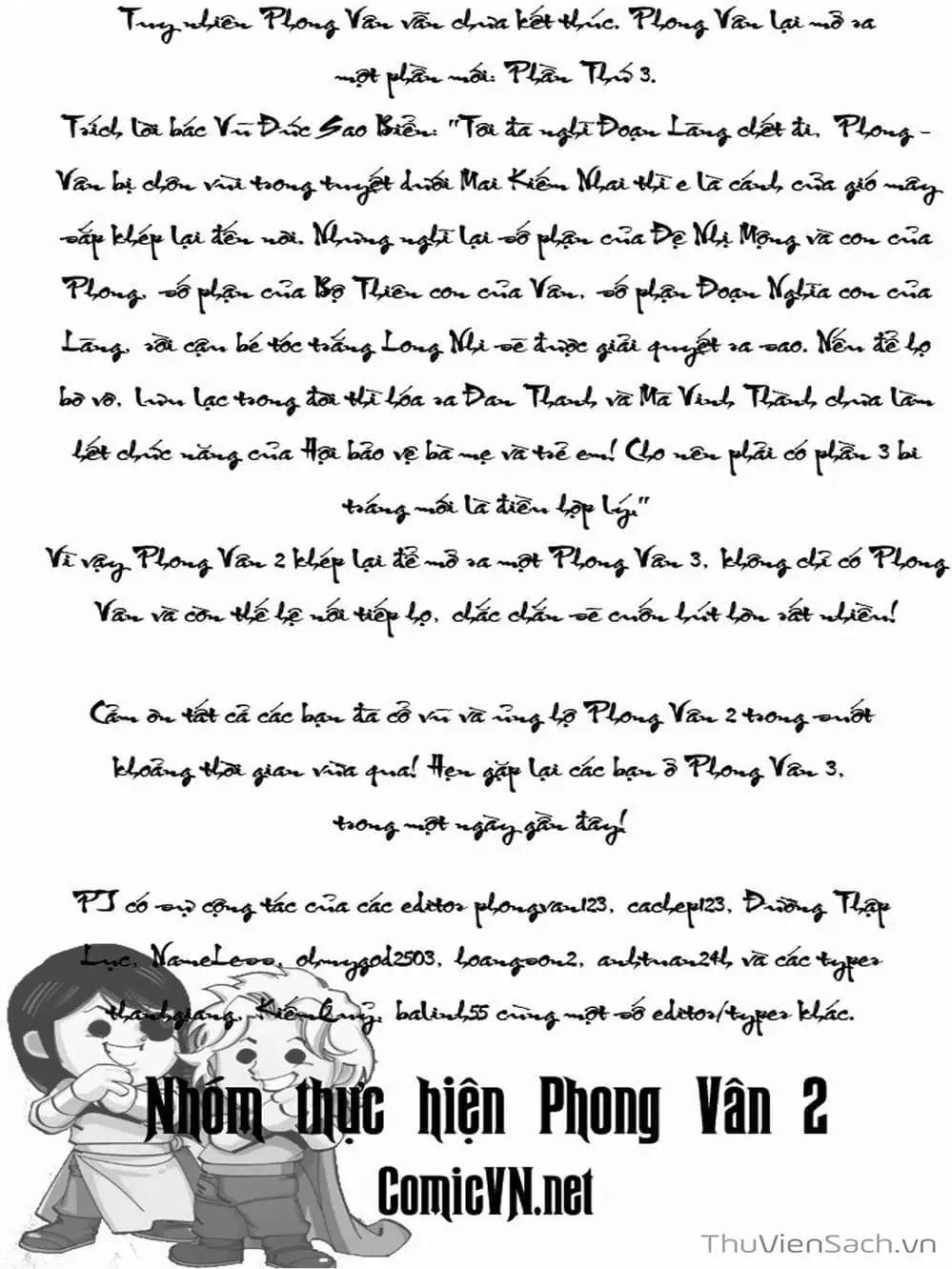 Truyện Tranh Phong Vân Manhua trang 3