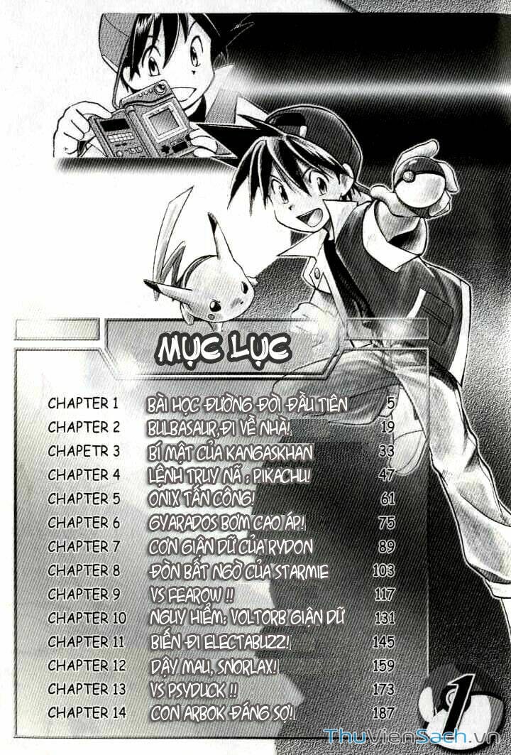 Truyện Tranh Thú Cưng Đặc Biệt - Pokemon Special trang 5