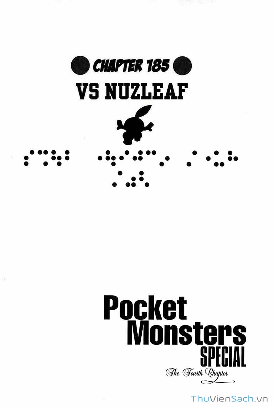 Truyện Tranh Thú Cưng Đặc Biệt - Pokemon Special trang 5