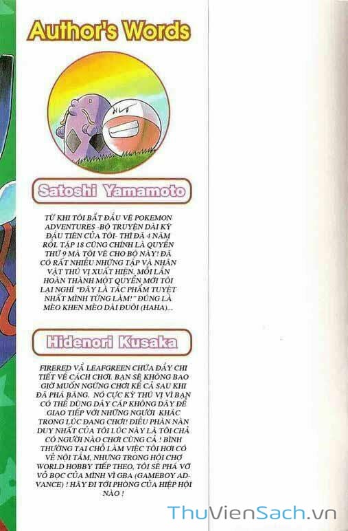 Truyện Tranh Thú Cưng Đặc Biệt - Pokemon Special trang 5