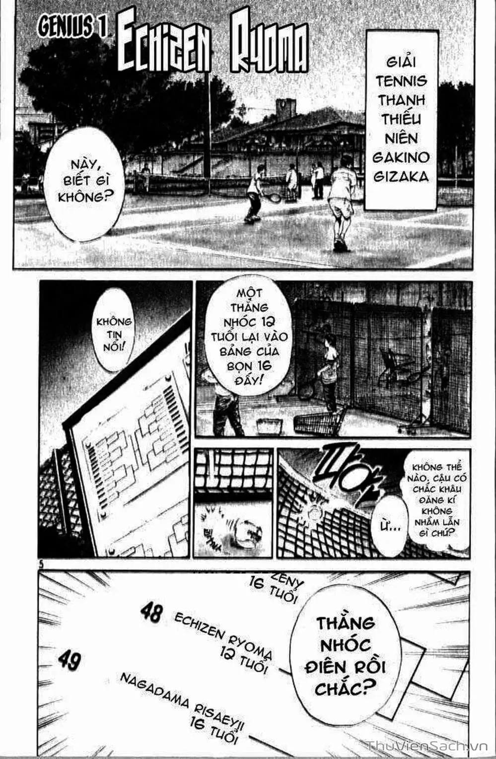 Truyện Tranh Hoàng Tử Tennis - Prince Of Tennis trang 3