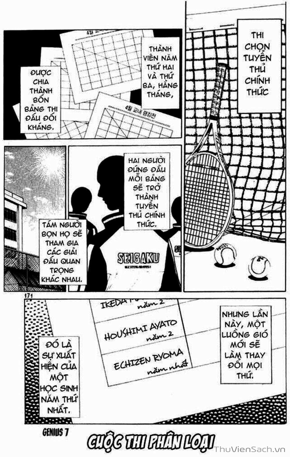 Truyện Tranh Hoàng Tử Tennis - Prince Of Tennis trang 3