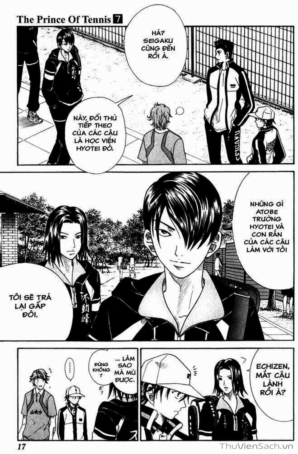 Truyện Tranh Hoàng Tử Tennis - Prince Of Tennis trang 3