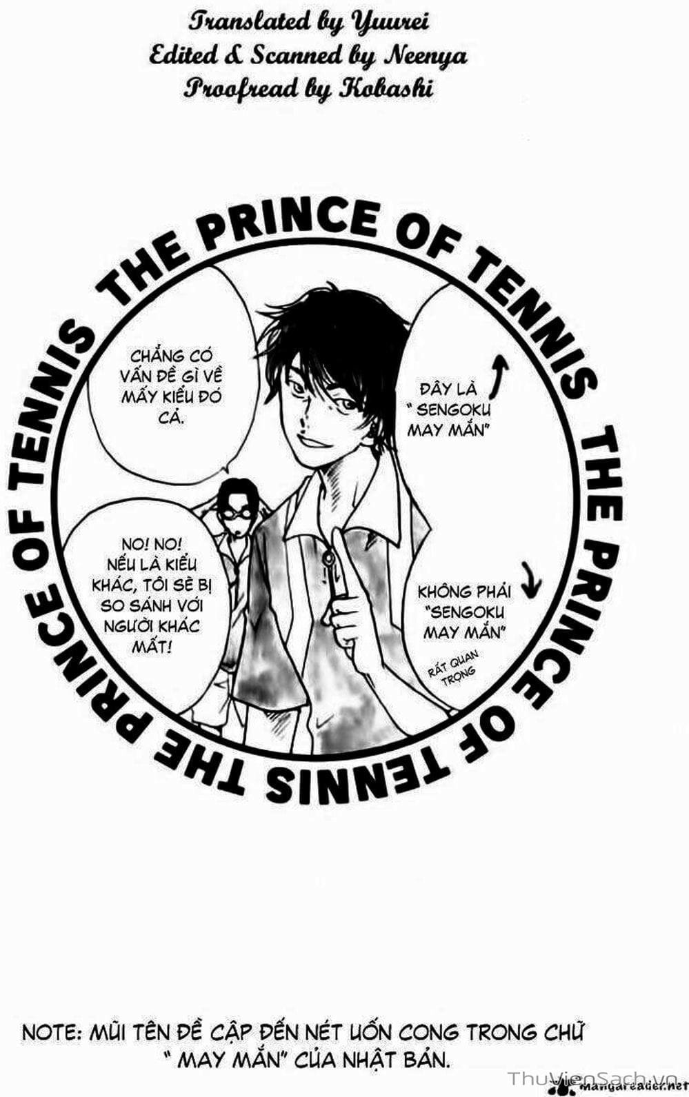 Truyện Tranh Hoàng Tử Tennis - Prince Of Tennis trang 3