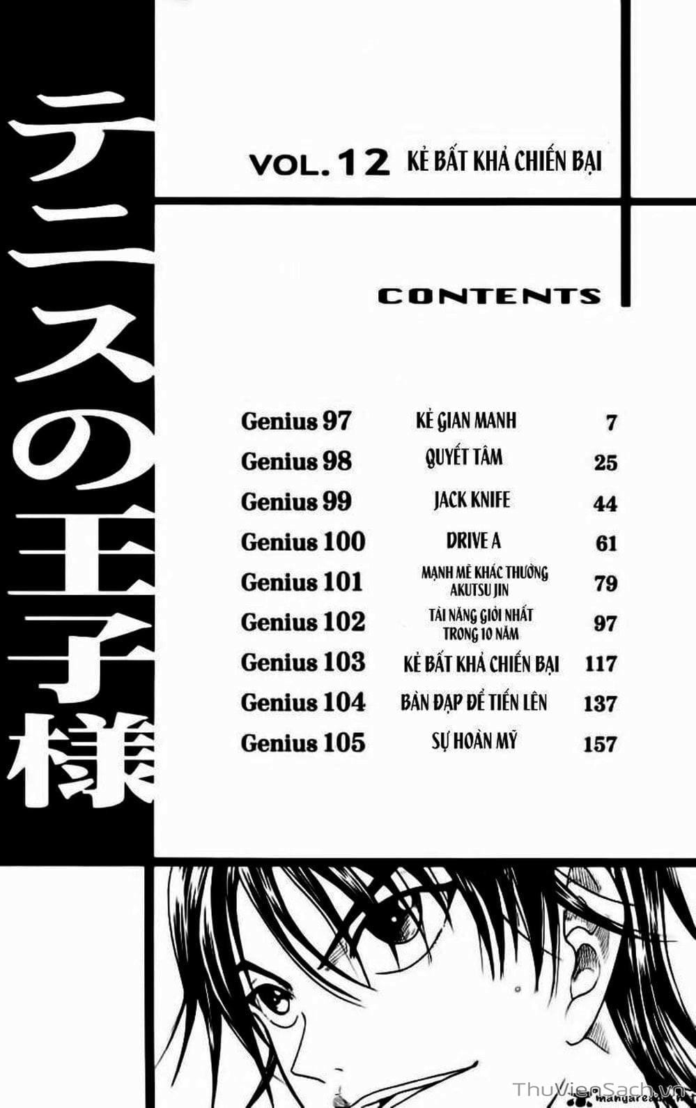 Truyện Tranh Hoàng Tử Tennis - Prince Of Tennis trang 3