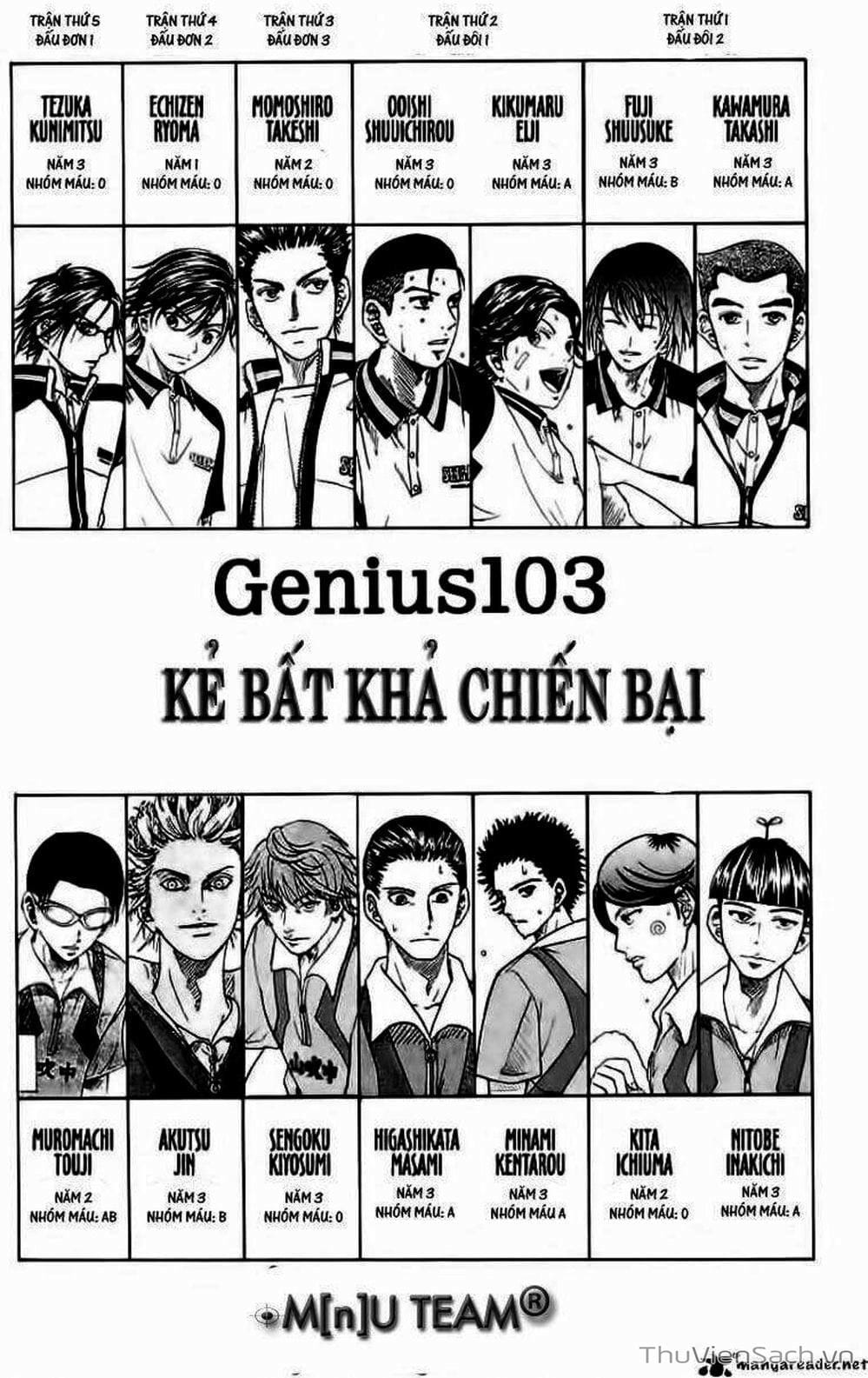 Truyện Tranh Hoàng Tử Tennis - Prince Of Tennis trang 3