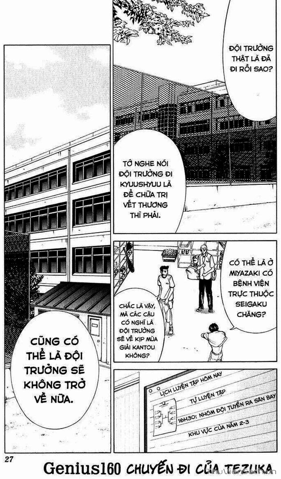 Truyện Tranh Hoàng Tử Tennis - Prince Of Tennis trang 3