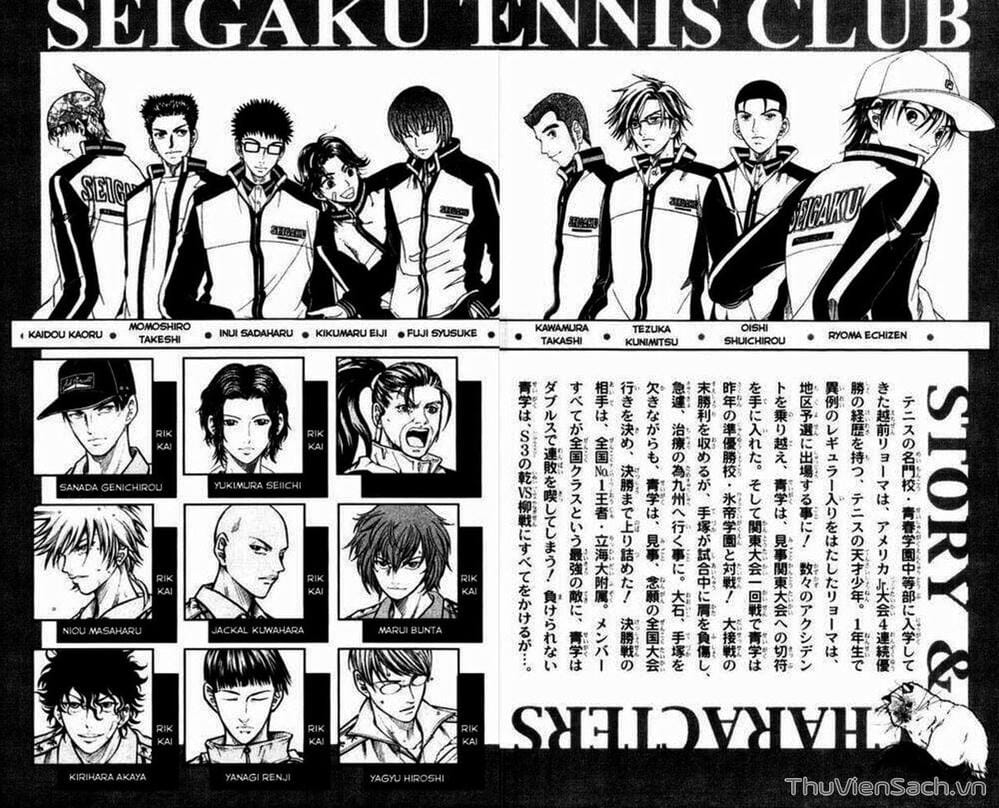 Truyện Tranh Hoàng Tử Tennis - Prince Of Tennis trang 3