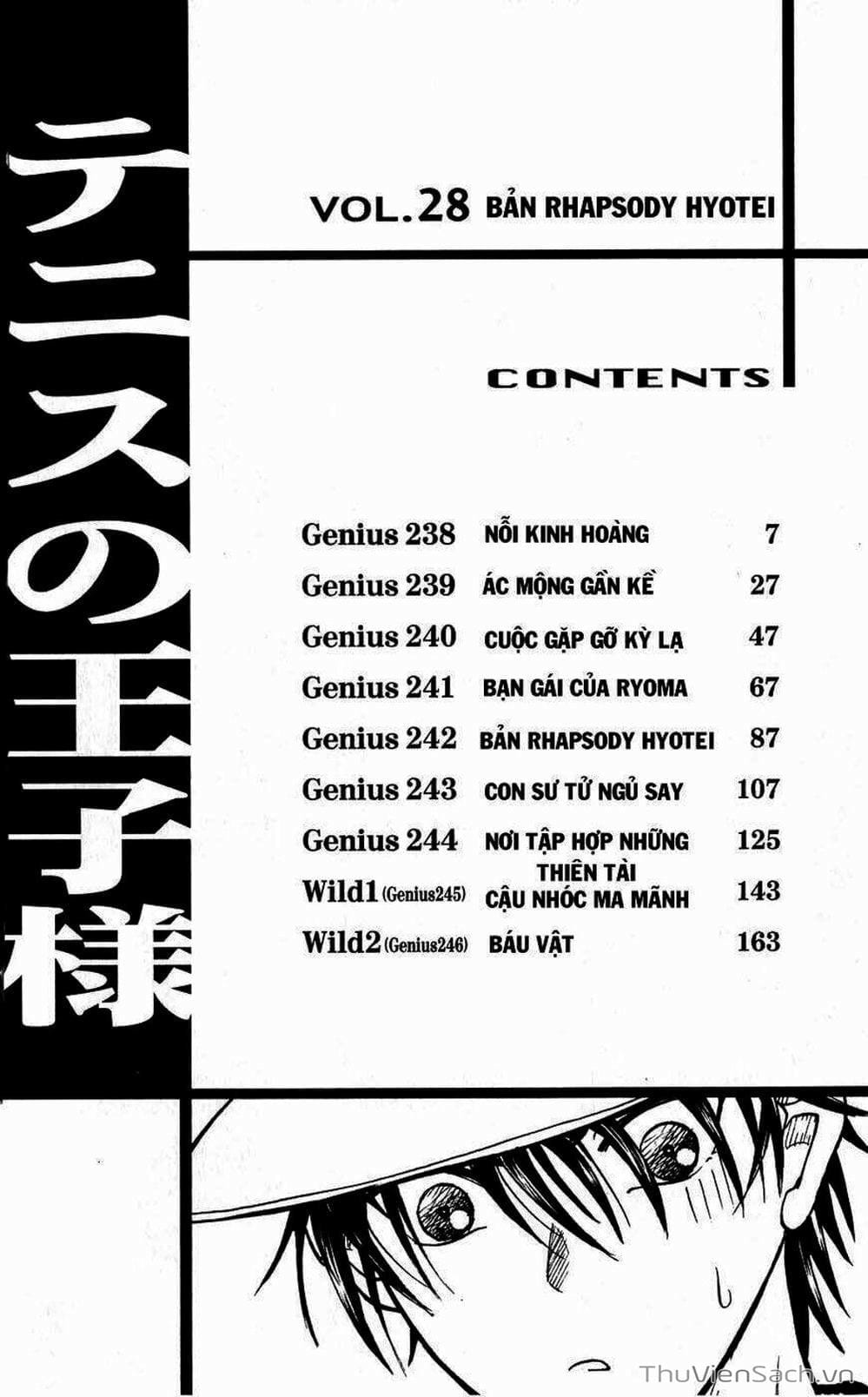 Truyện Tranh Hoàng Tử Tennis - Prince Of Tennis trang 3