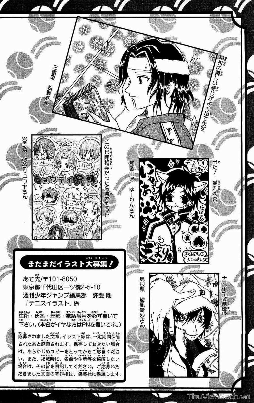 Truyện Tranh Hoàng Tử Tennis - Prince Of Tennis trang 3