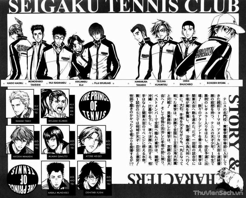 Truyện Tranh Hoàng Tử Tennis - Prince Of Tennis trang 3