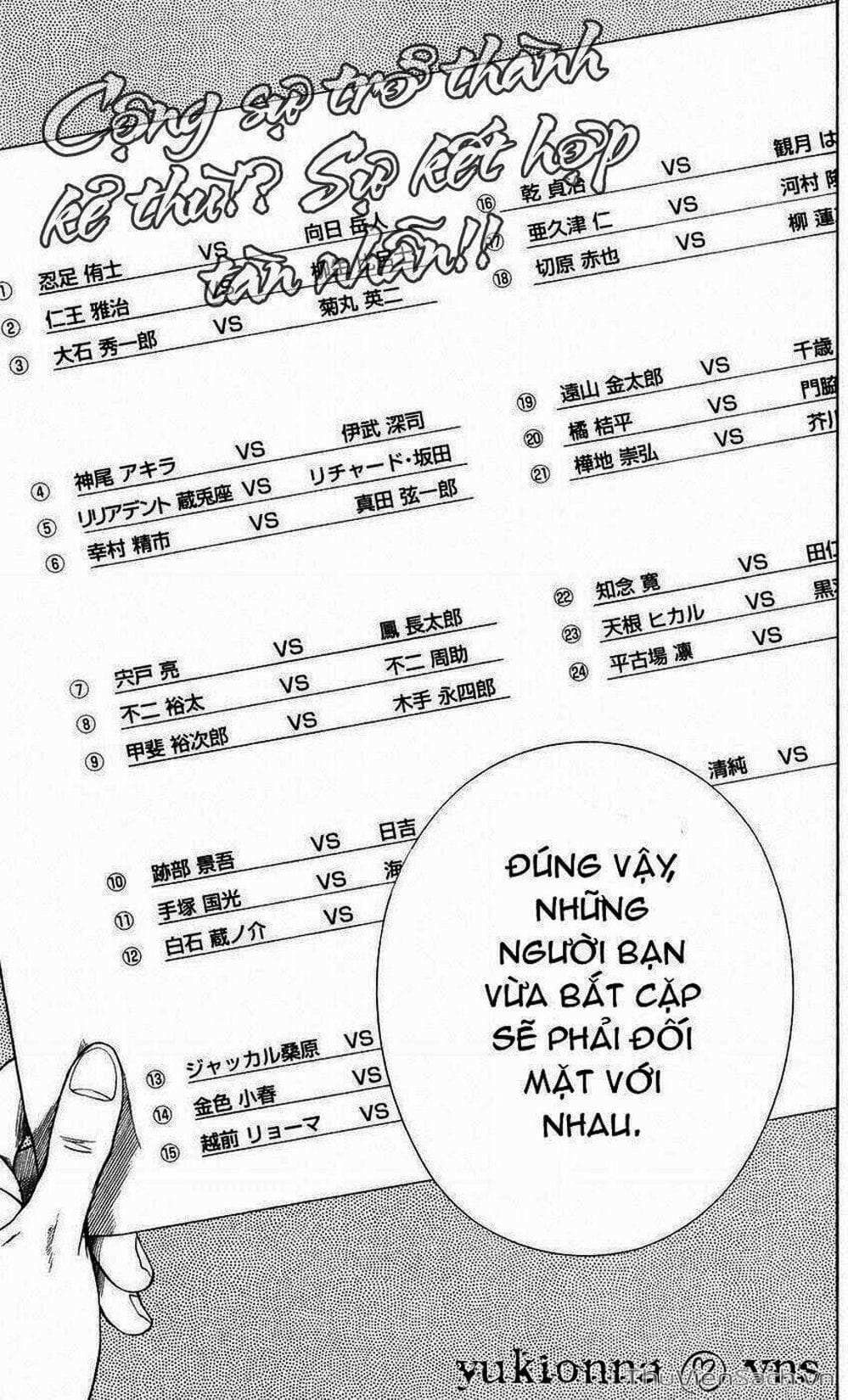 Truyện Tranh Hoàng Tử Tennis - Prince Of Tennis trang 3