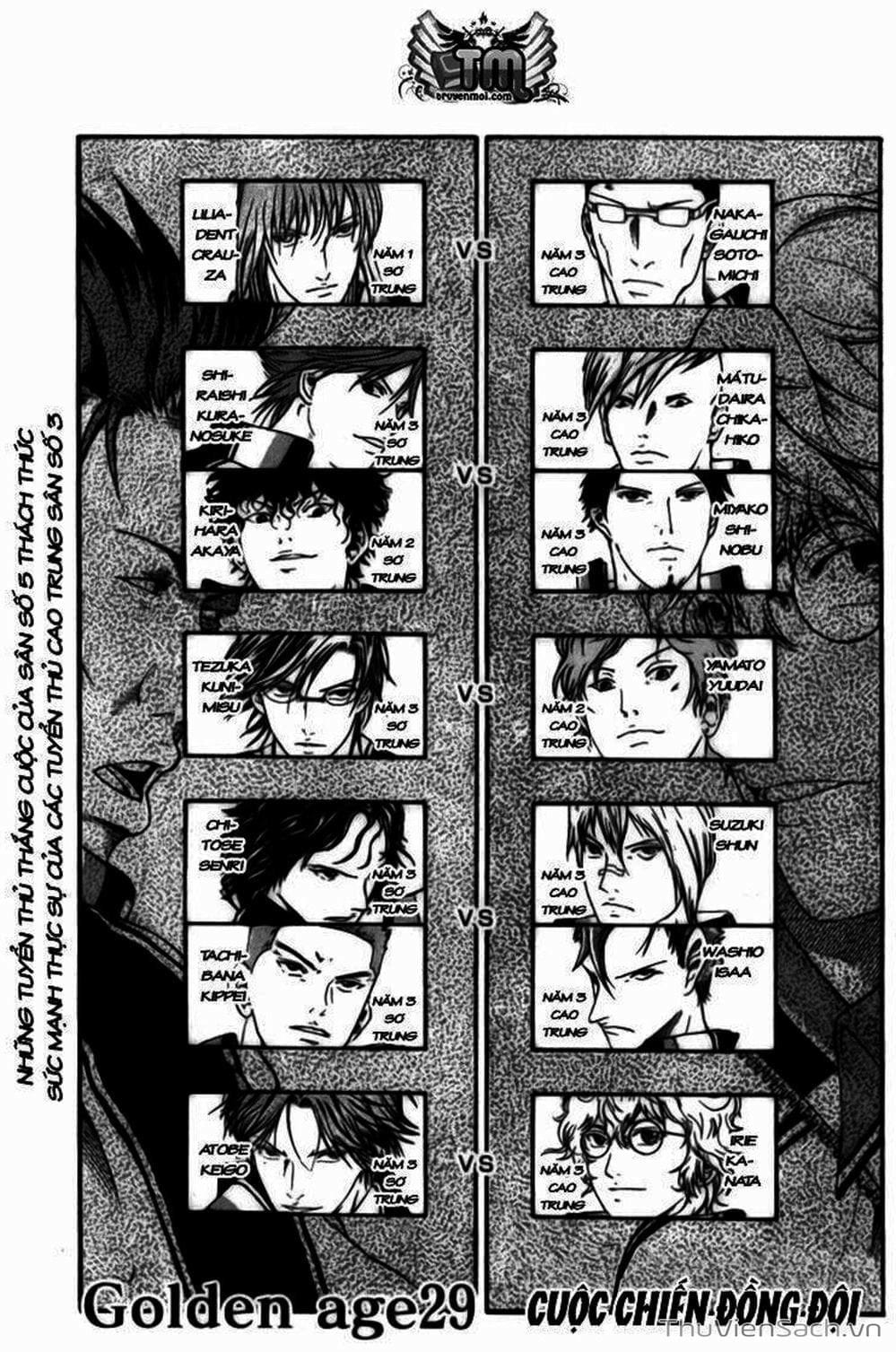 Truyện Tranh Hoàng Tử Tennis - Prince Of Tennis trang 3