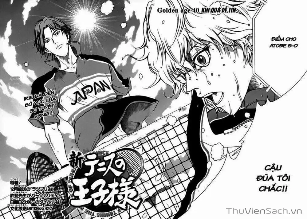 Truyện Tranh Hoàng Tử Tennis - Prince Of Tennis trang 3
