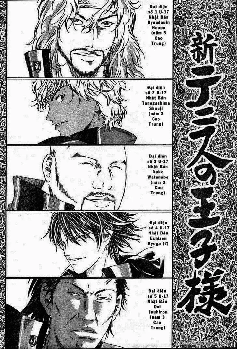 Truyện Tranh Hoàng Tử Tennis - Prince Of Tennis trang 3