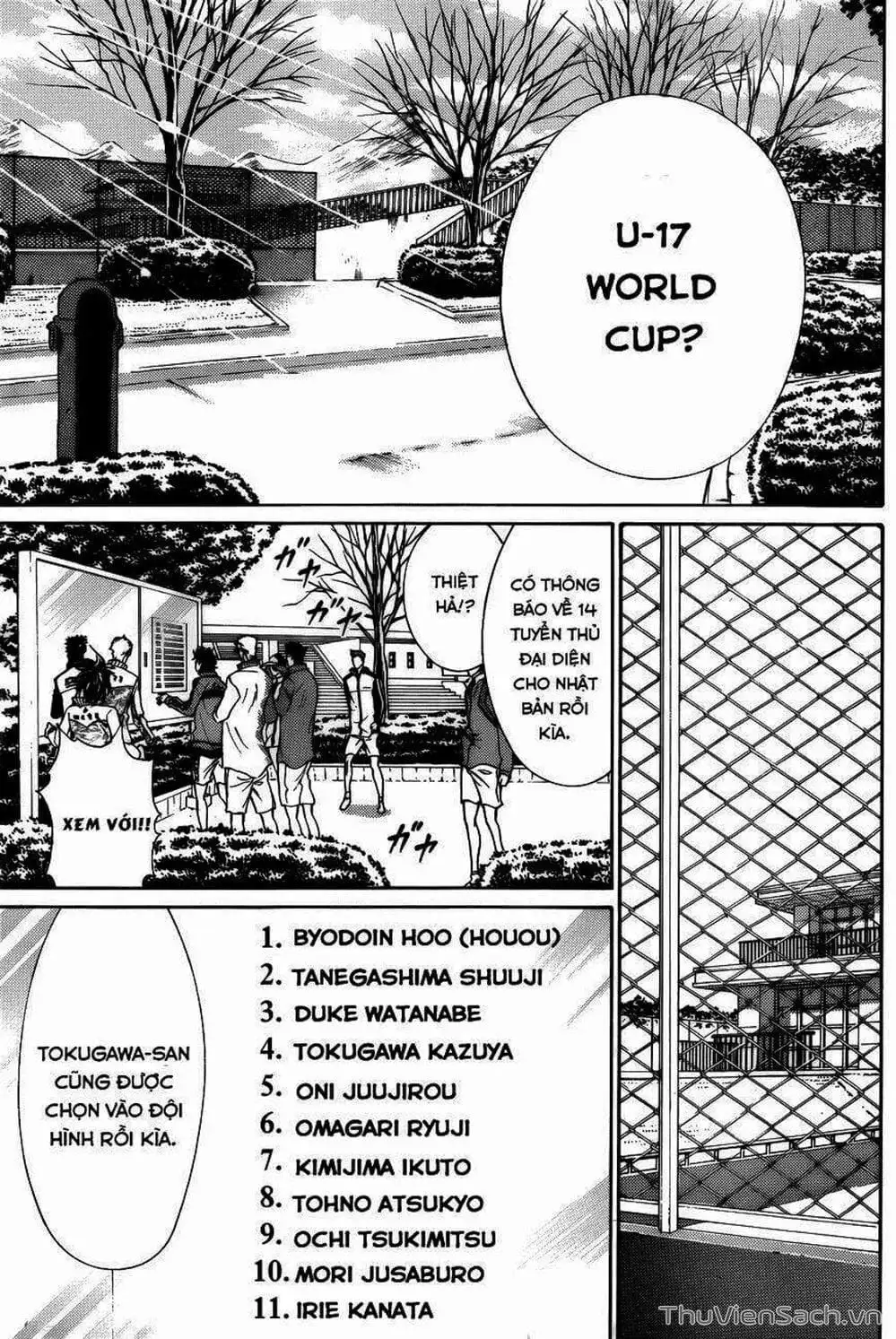 Truyện Tranh Hoàng Tử Tennis - Prince Of Tennis trang 3