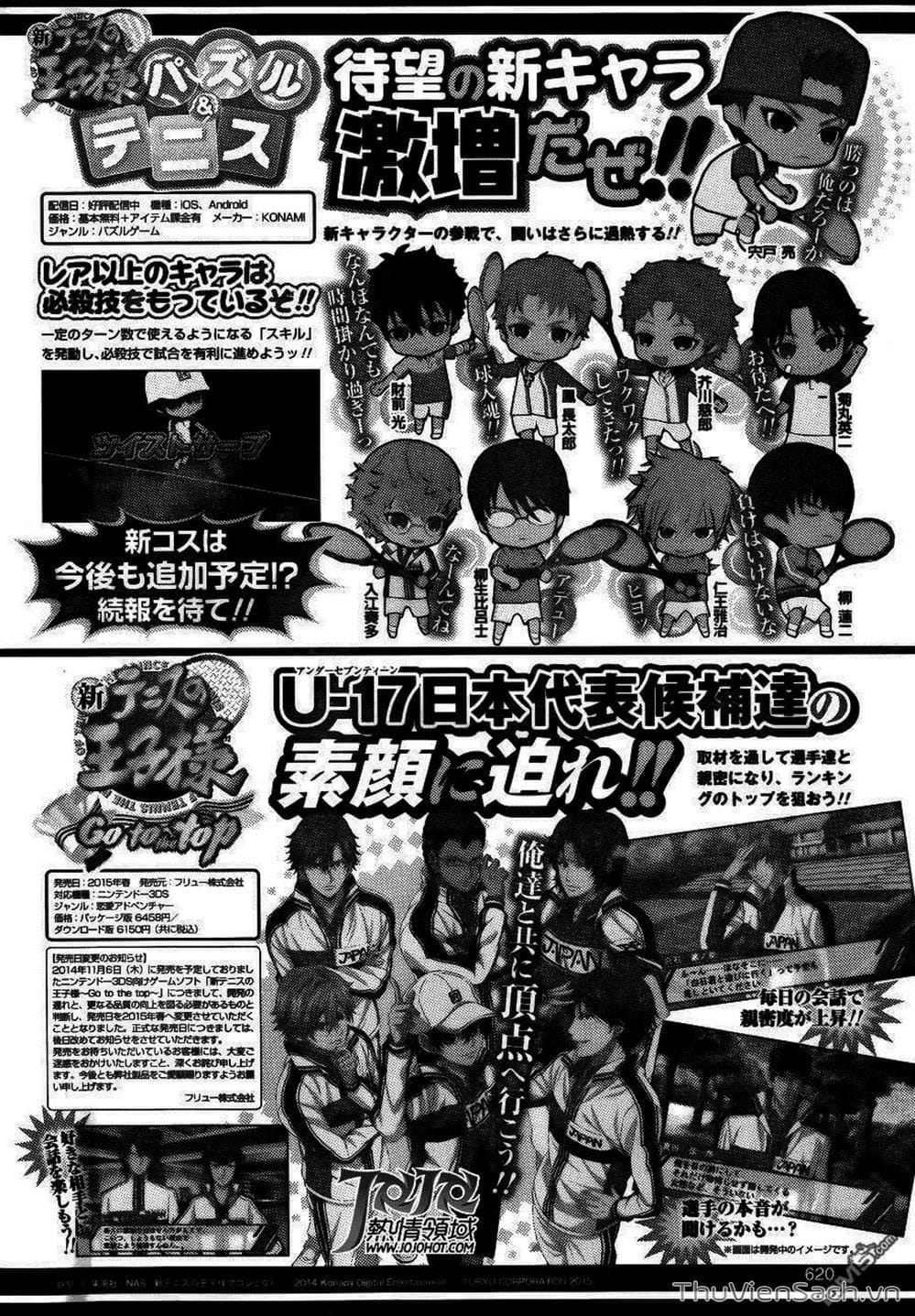 Truyện Tranh Hoàng Tử Tennis - Prince Of Tennis trang 3