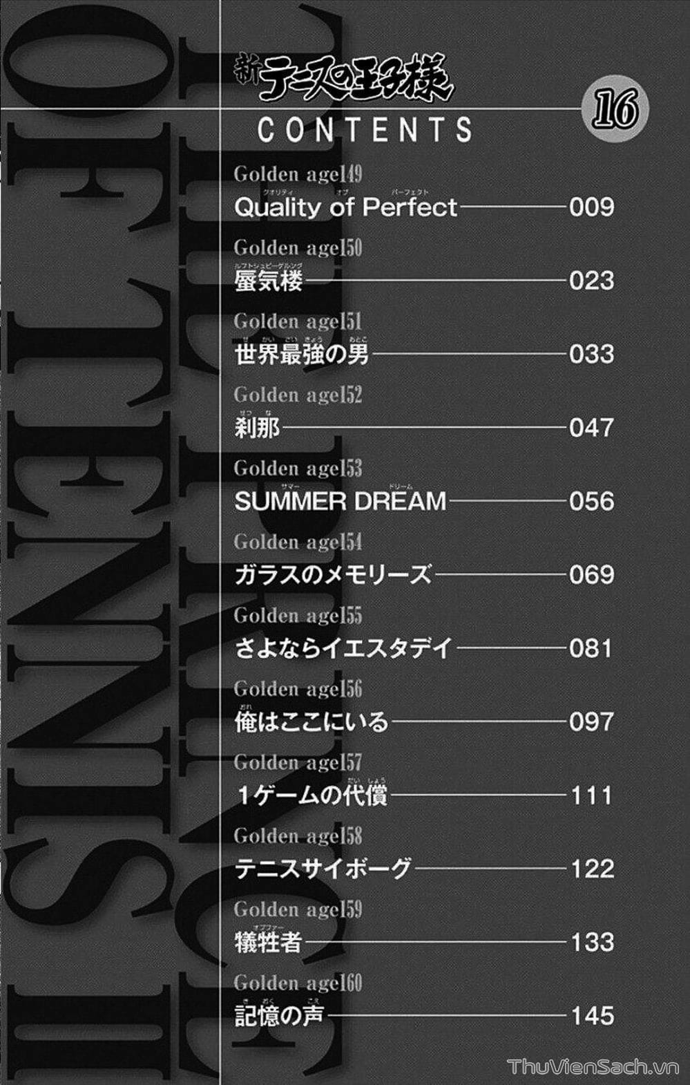 Truyện Tranh Hoàng Tử Tennis - Prince Of Tennis trang 3