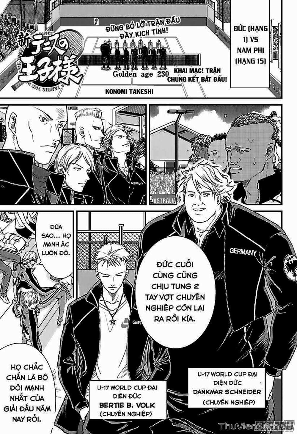 Truyện Tranh Hoàng Tử Tennis - Prince Of Tennis trang 3