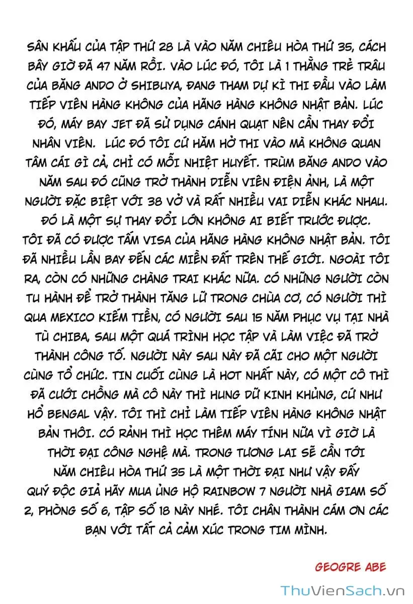 Truyện Tranh Cầu Vồng - Rainbow trang 6