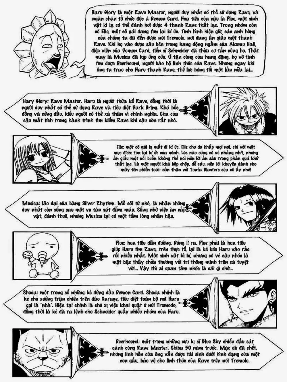 Truyện Tranh Thánh Thạch Rave - Rave Master trang 8