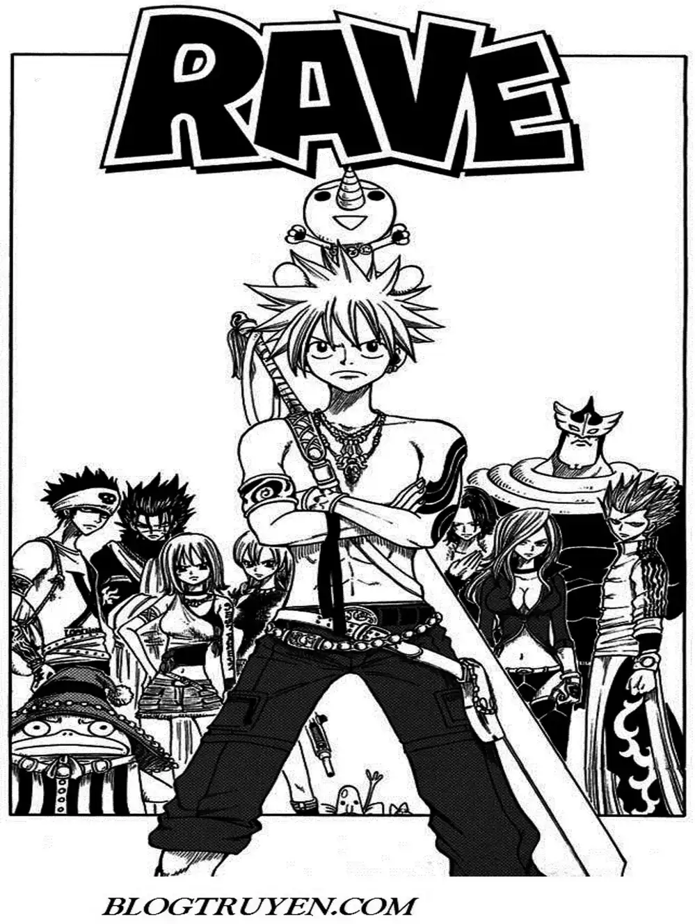 Truyện Tranh Thánh Thạch Rave - Rave Master trang 8