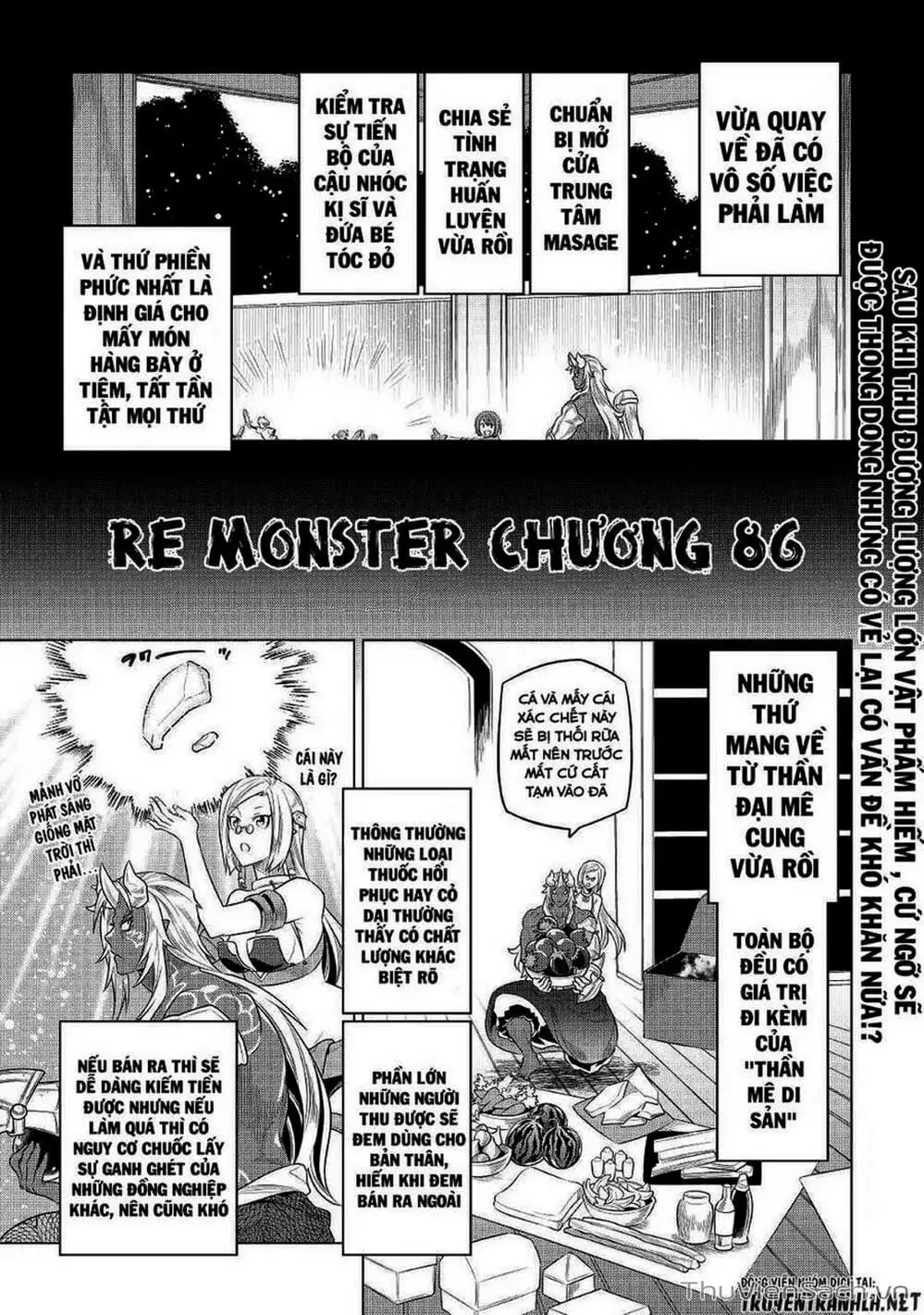 Truyện Tranh Chuyển Sinh Thành Quái Vật - Re: Monster trang 7