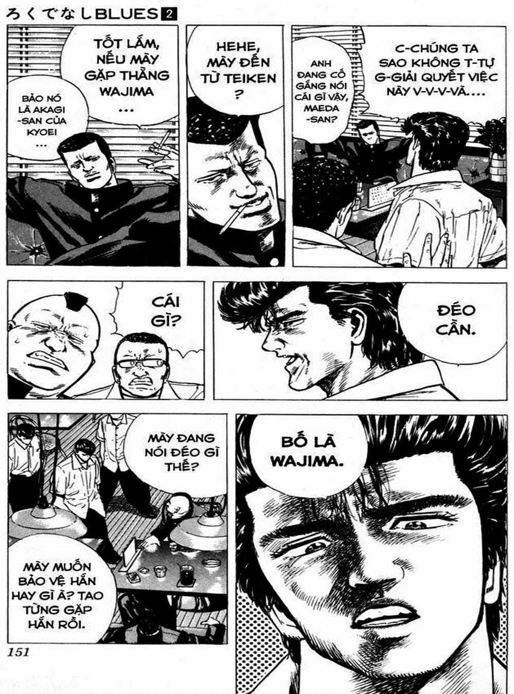 Truyện Tranh Gã Vô Dụng - Rokudenashi Blues trang 7