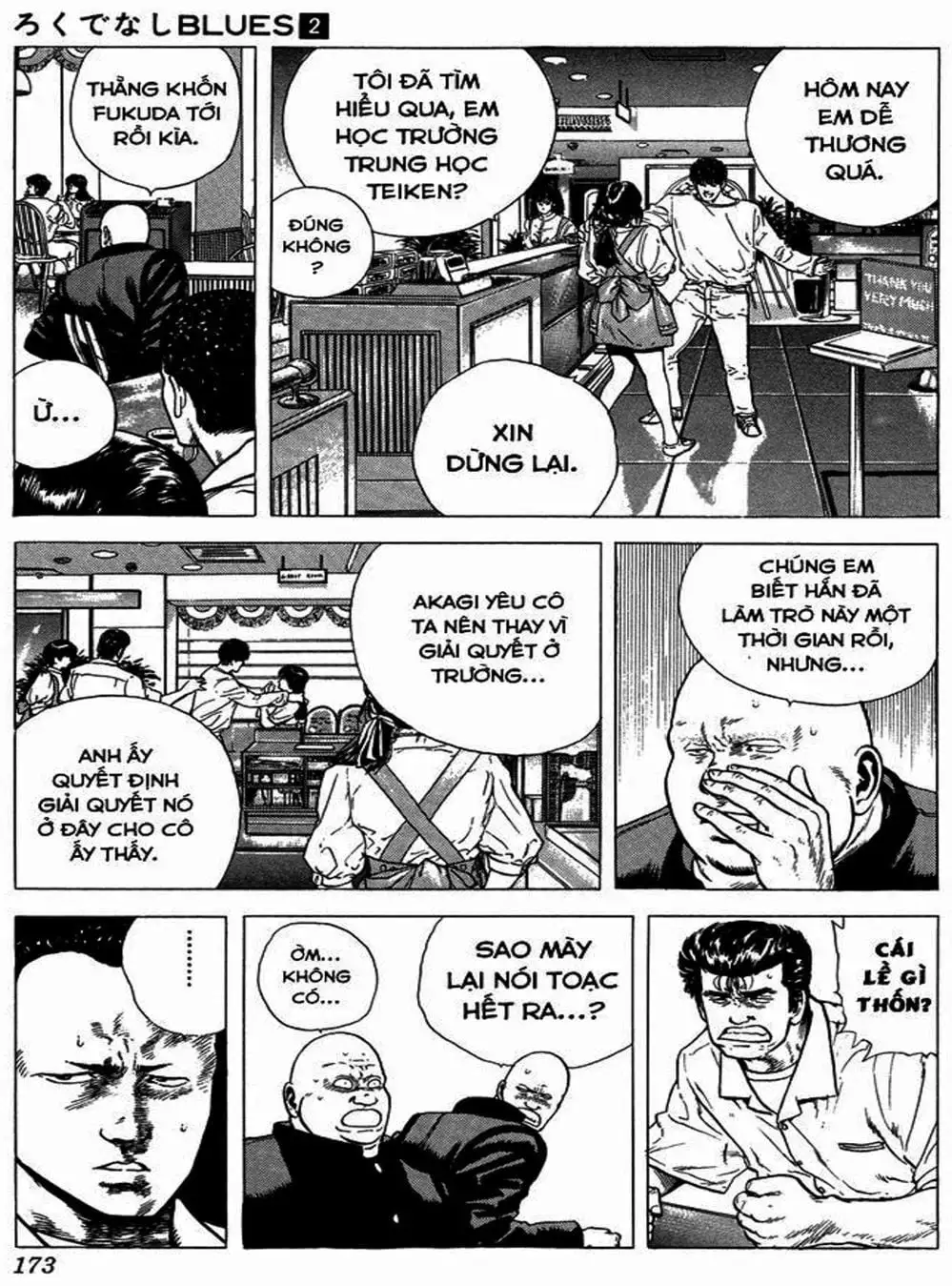 Truyện Tranh Gã Vô Dụng - Rokudenashi Blues trang 7