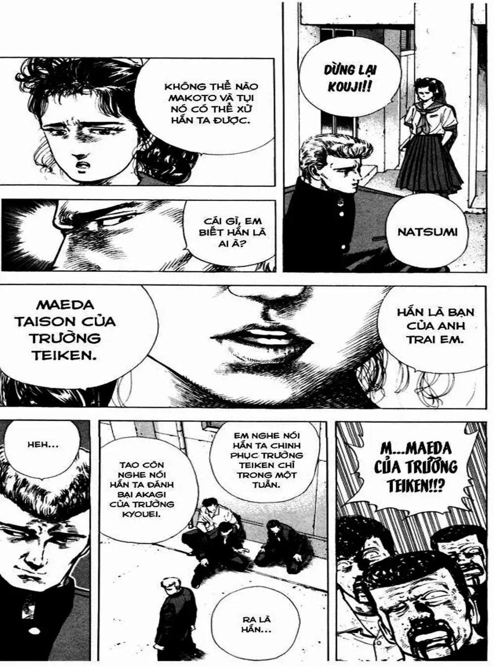 Truyện Tranh Gã Vô Dụng - Rokudenashi Blues trang 7