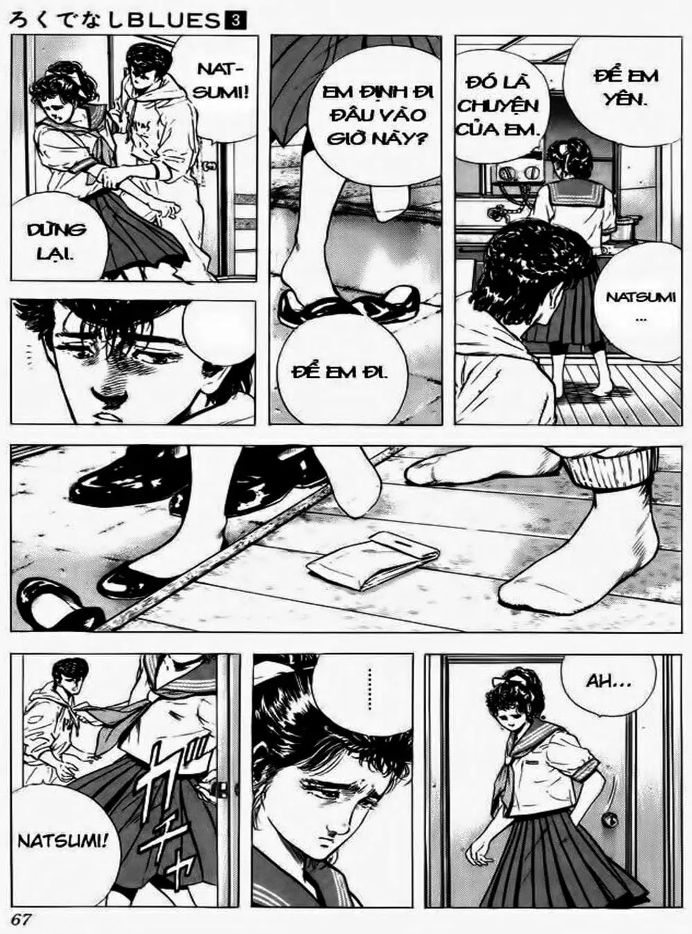 Truyện Tranh Gã Vô Dụng - Rokudenashi Blues trang 7